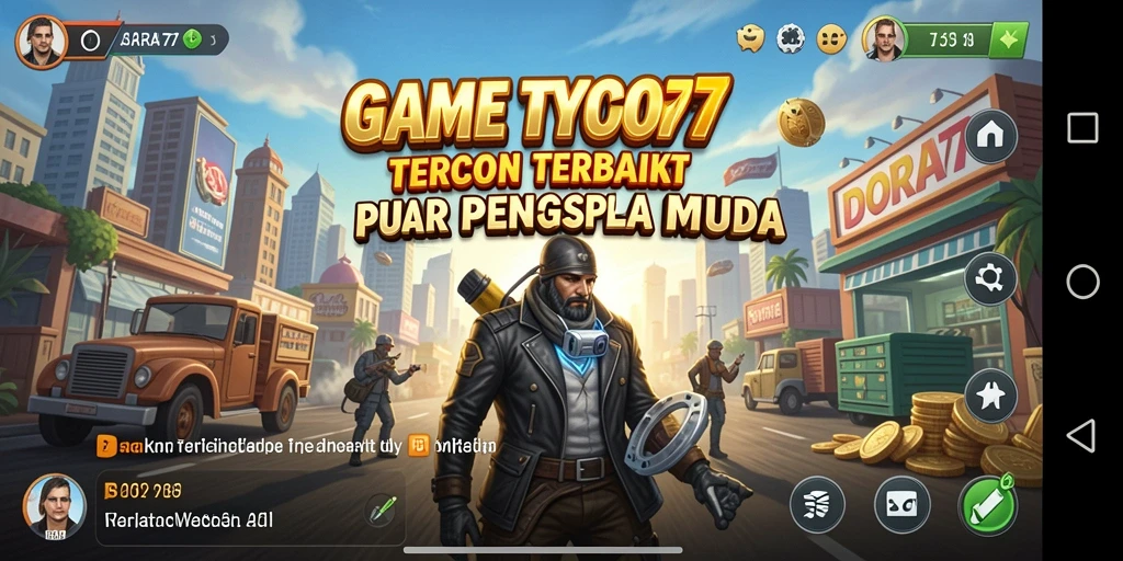 Screenshot DORA77 menampilkan gameplay seru dengan strategi bisnis yang mendalam.