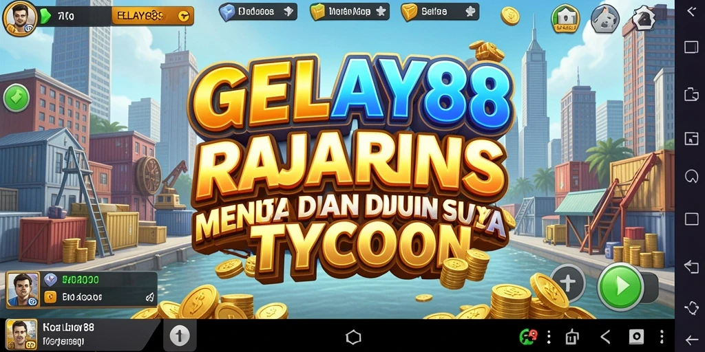 Screenshot gameplay menampilkan aksi mengelola bisnis Tycoon.