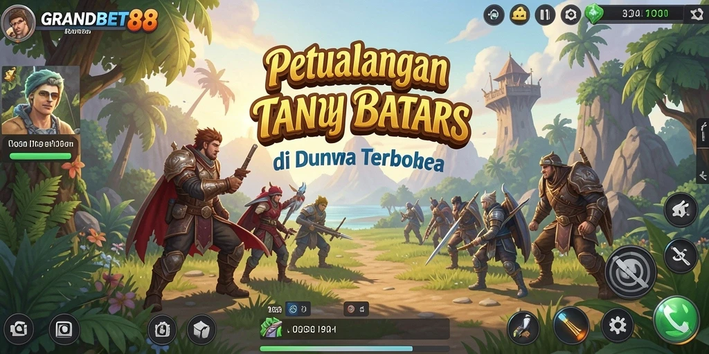 Tampilan menawan dari gameplay dunia terbuka di GRANDBET88.