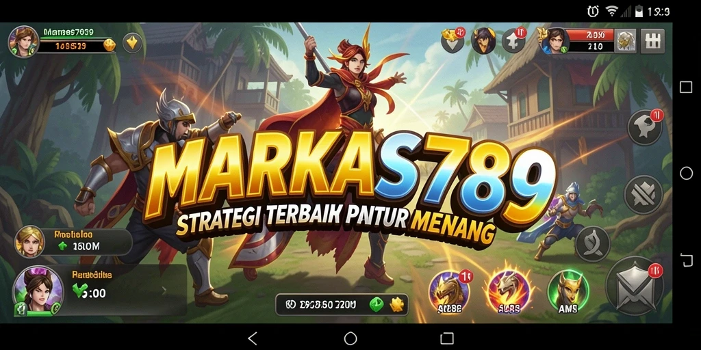 Tampilan gameplay strategis yang menegangkan dalam MARKAS789.