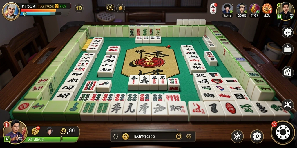 Tampilan gameplay seru dalam permainan Mahjong PT89.