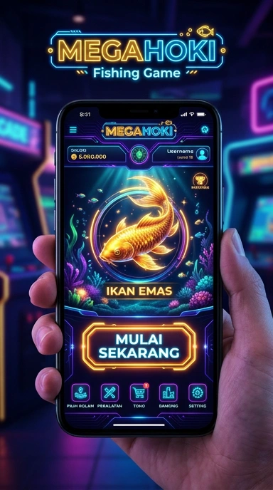 Gambar tampilan aplikasi megahoki yang aman dan terpercaya.